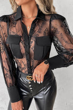 Chemisier Dentelle Sexy - Vignette | Boutique Spicy