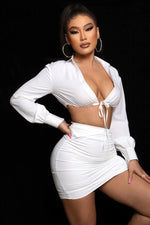 Mini Jupe Blanche Sexy - Vignette | Boutique Spicy