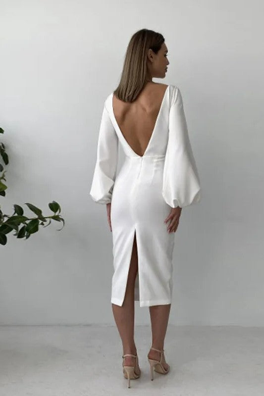 Robe mi best sale longue sexy