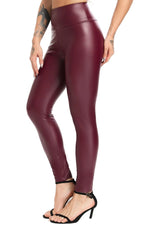 Legging Cuir Taille Haute - Vignette | Boutique Spicy