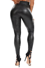 Legging Simili Cuir Mat - Vignette | Boutique Spicy