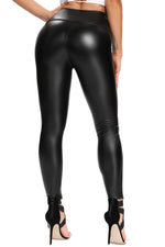 Legging Noir Simili Cuir - Vignette | Boutique Spicy