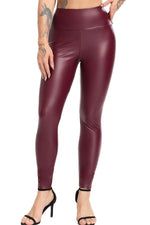 Legging Cuir Taille Haute - Vignette | Boutique Spicy