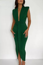 Robe de Soirée Longue Décolleté - Vignette | Boutique Spicy