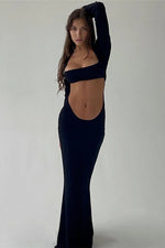 Robe Longue Décolleté - Vignette | Boutique Spicy