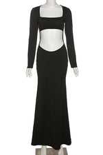 Robe Longue Décolleté - Vignette | Boutique Spicy