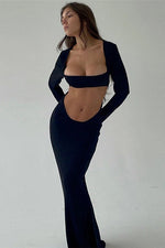 Robe Longue Décolleté - Vignette | Boutique Spicy