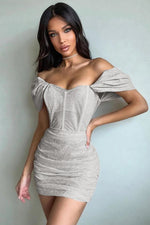 Robe Sexy Argent - Vignette | Boutique Spicy