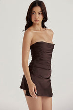 Robe Sexy Marron - Vignette | Boutique Spicy