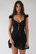 Robe Sexy Noire Transparente - Vignette | Boutique Spicy