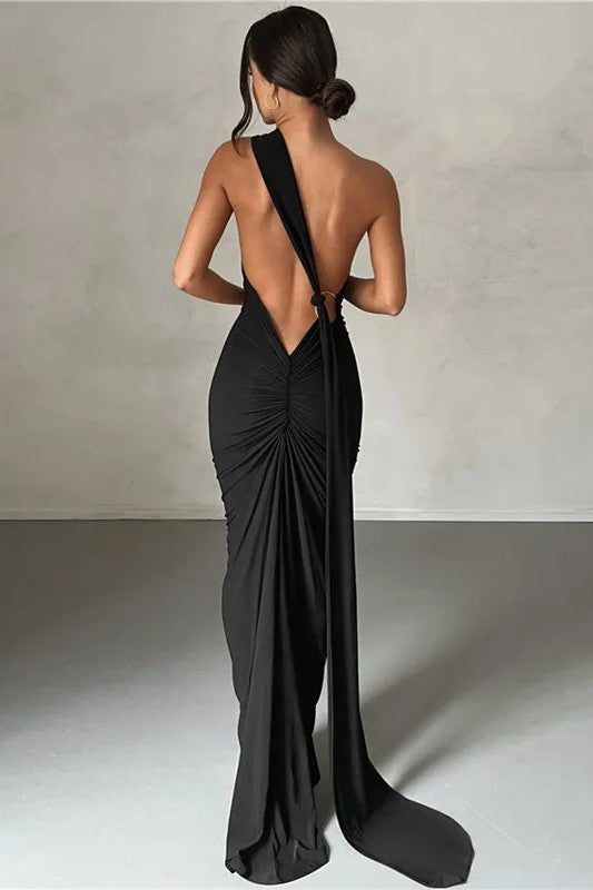 robe noire femme sexy