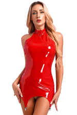 Robe Rouge Moulante Sexy - Vignette | Boutique Spicy