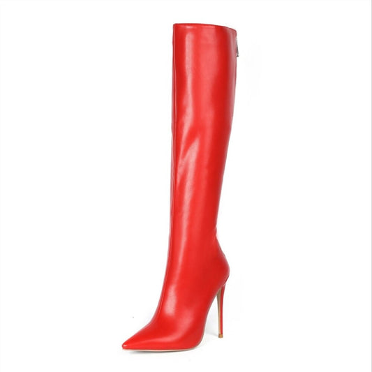 botte femme sexy rouge