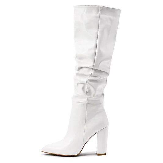 bottes blanches sexy