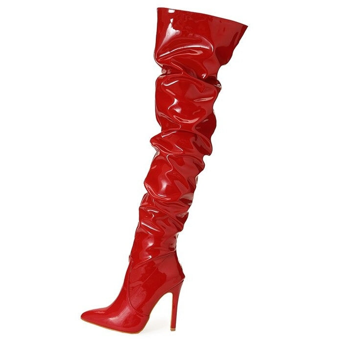 bottes rouge sexy