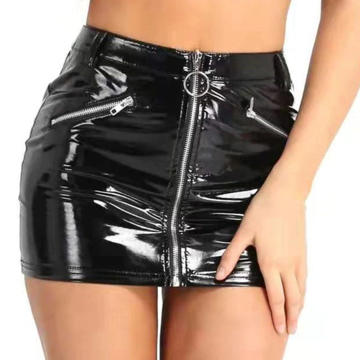 Mini-jupe moulante femme