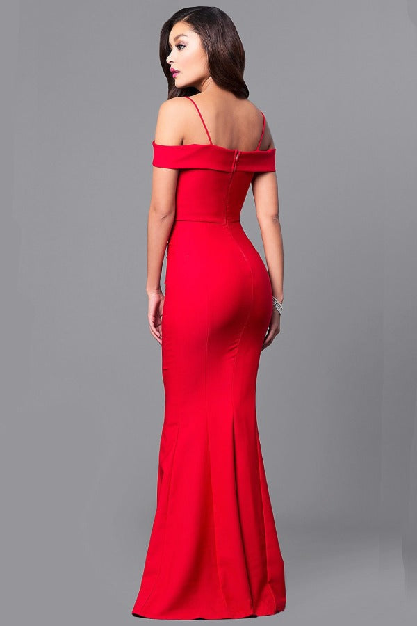 robe ceremonie sexy rouge