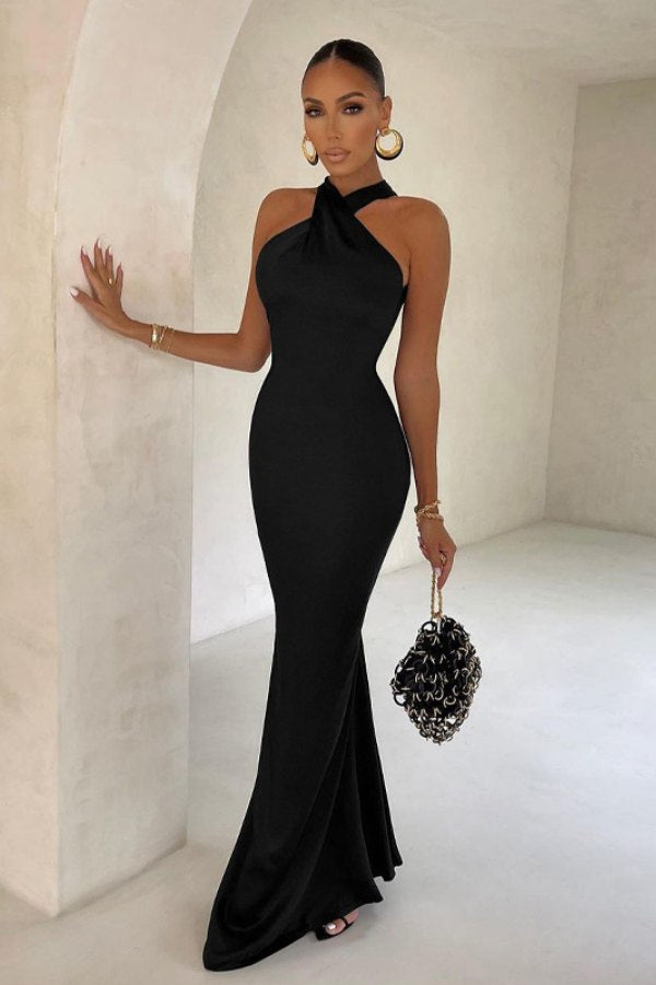 robe de soirée sexy noir