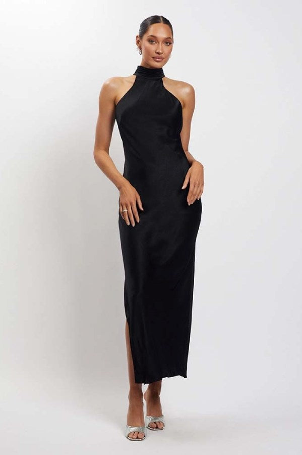 robe longue noir sexy