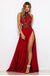 robe longue rouge sexy