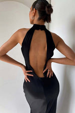 Robe Longue Noire Sexy - Vignette | Boutique SPICY