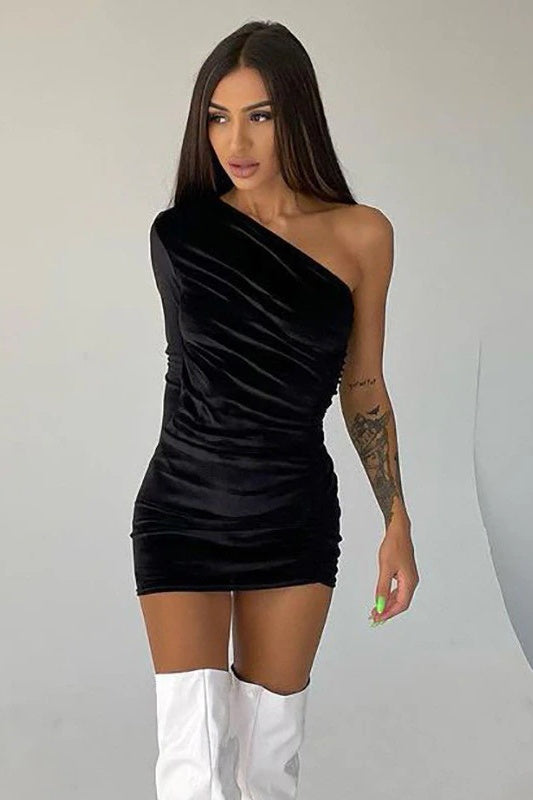 robe sexy tres courte noire