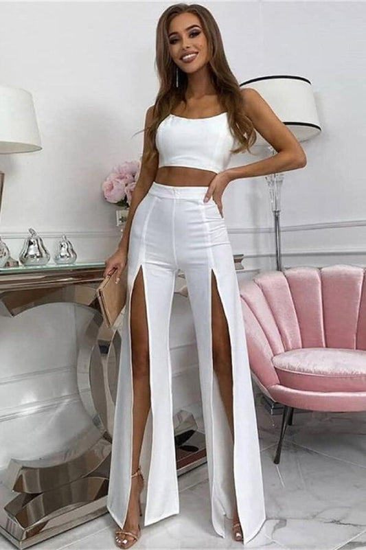sexy pantalon blanc